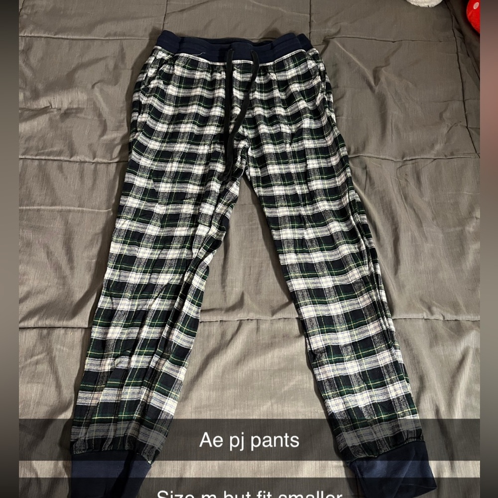 Plaid American Eagle Pants for Men